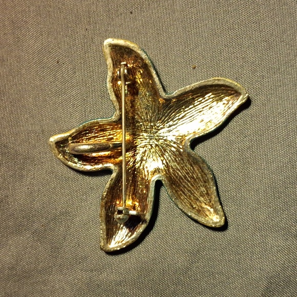 Vintage MJ Starfish Brooch - Picture 2 of 2